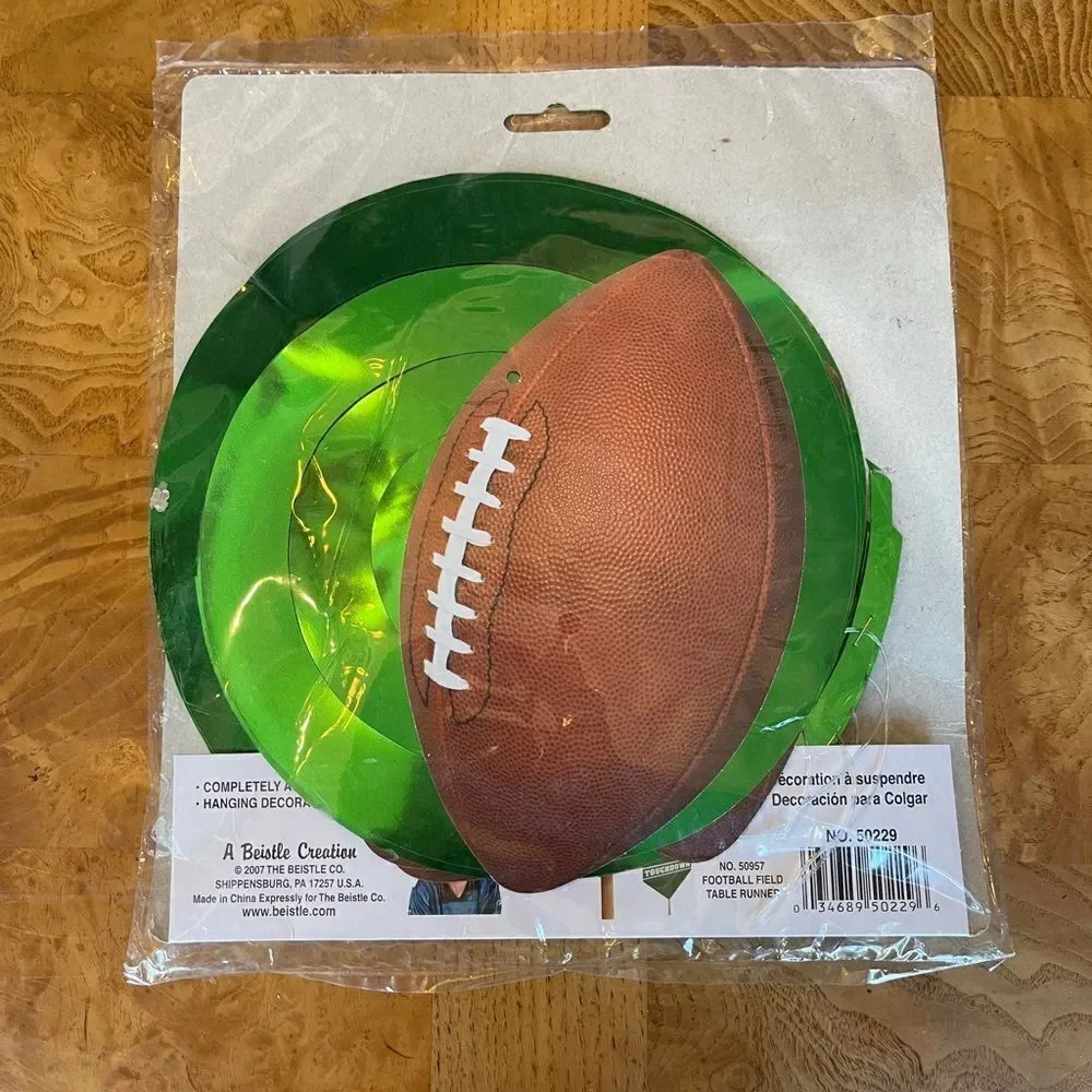 🎃 FOOTBALL PARTY Whirlywig Decoration!